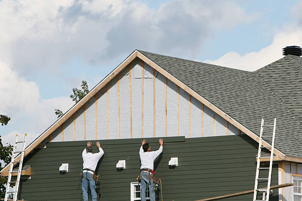 Professional Emergency Siding Repair technician working in Fayville, MA